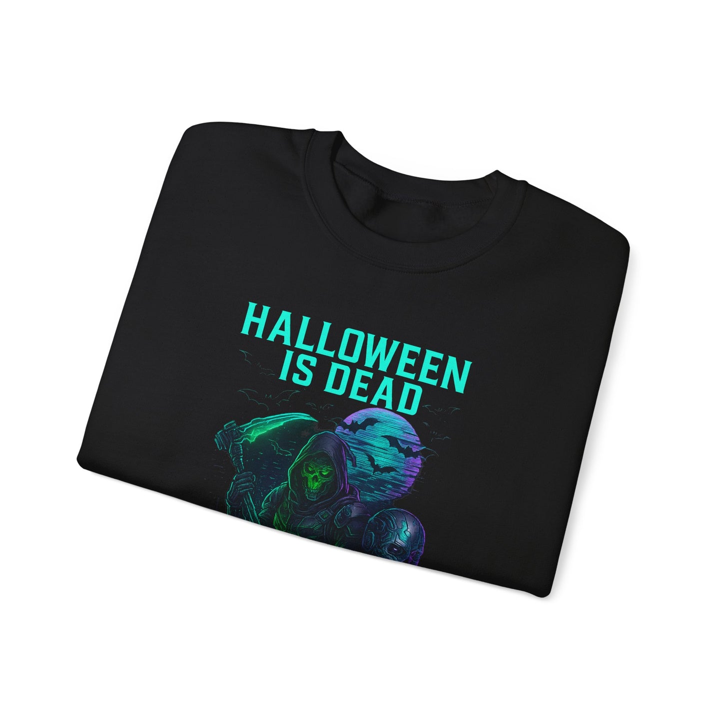 Spooky Halloween Crewneck Sweatshirt, Unisex Sweatshirt, Fall Apparel, Halloween Costume, Cozy Sweatshirt for Trick-or-Treating