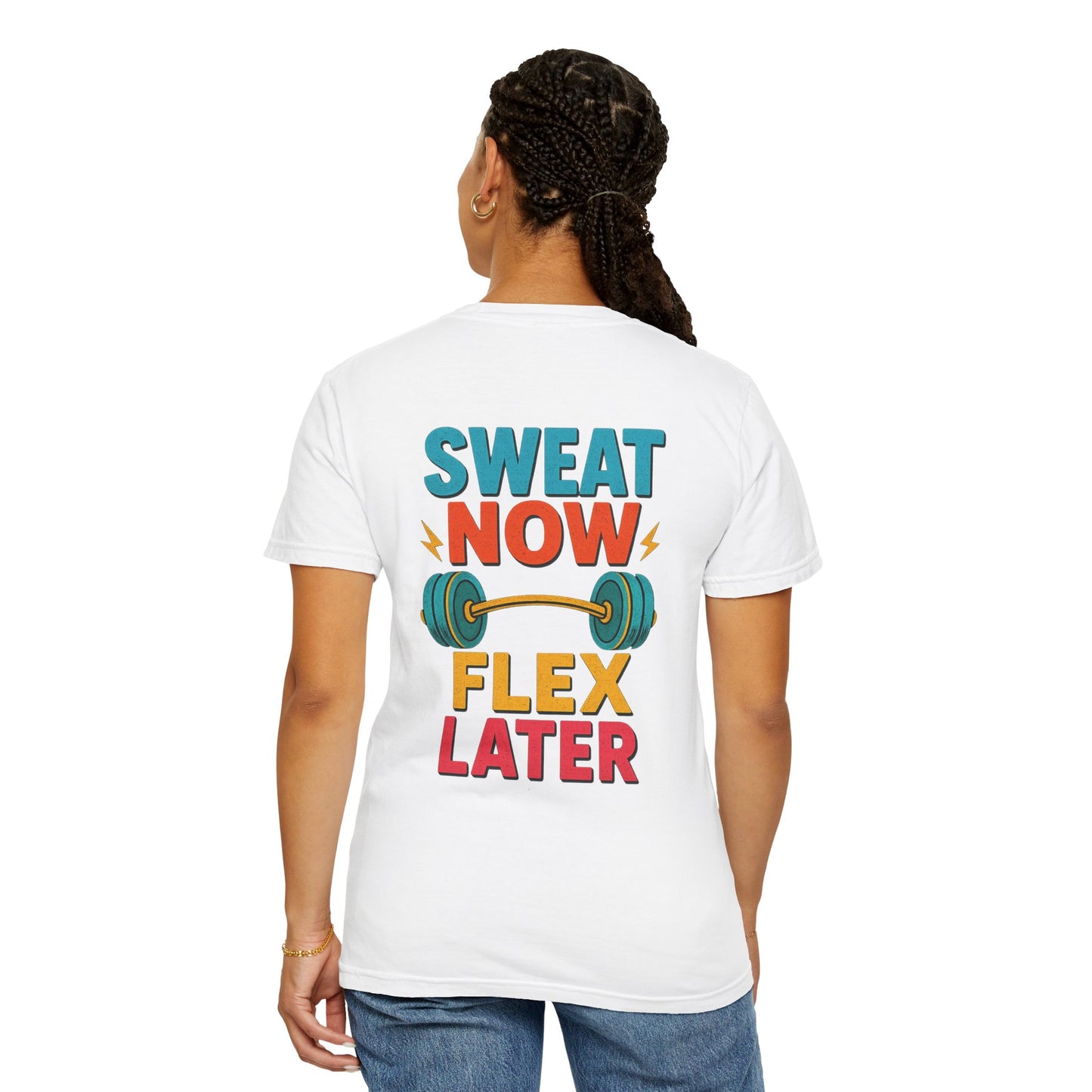 2 Sided Motivational Workout T-shirt, Casual Fitness Tee, Gym Apparel, Gift for Him or Her,