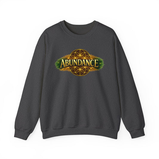 Abundance Crewneck Sweatshirt — Spiritual Prosperity Graphic Pullover