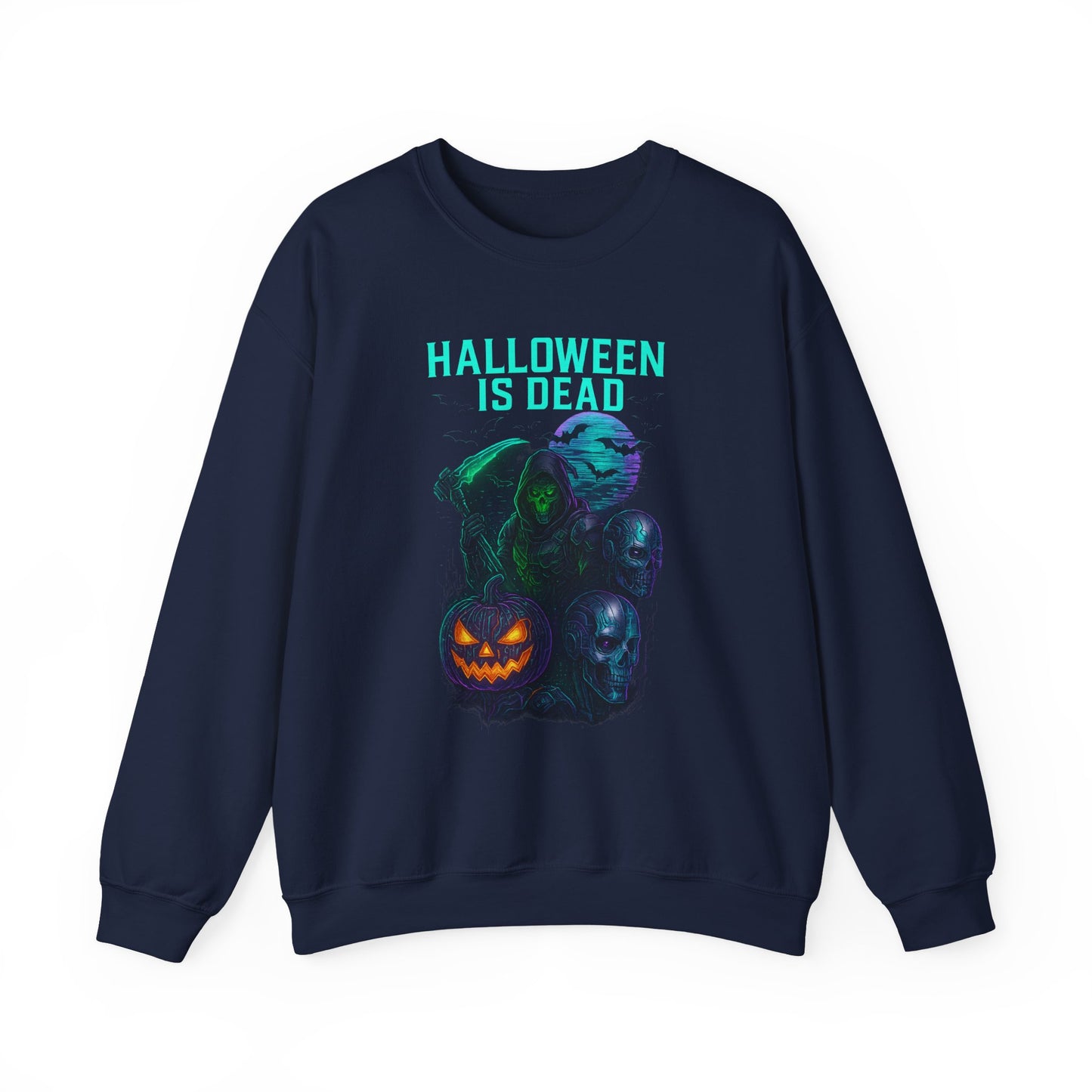 Spooky Halloween Crewneck Sweatshirt, Unisex Sweatshirt, Fall Apparel, Halloween Costume, Cozy Sweatshirt for Trick-or-Treating