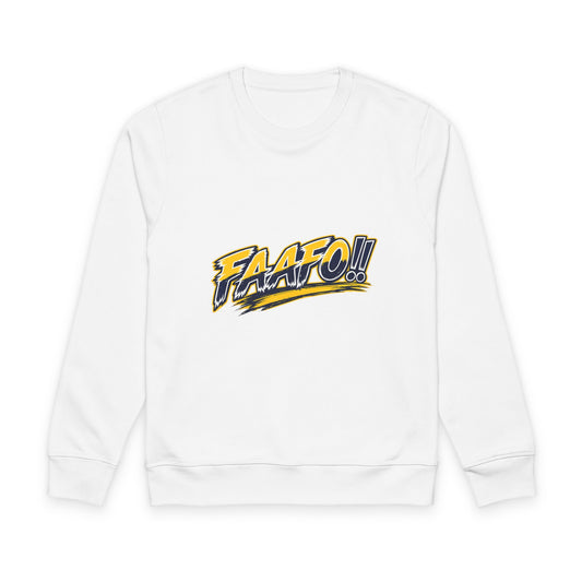 FAAF0!! Graphic Sweatshirt — Retro Comic Style