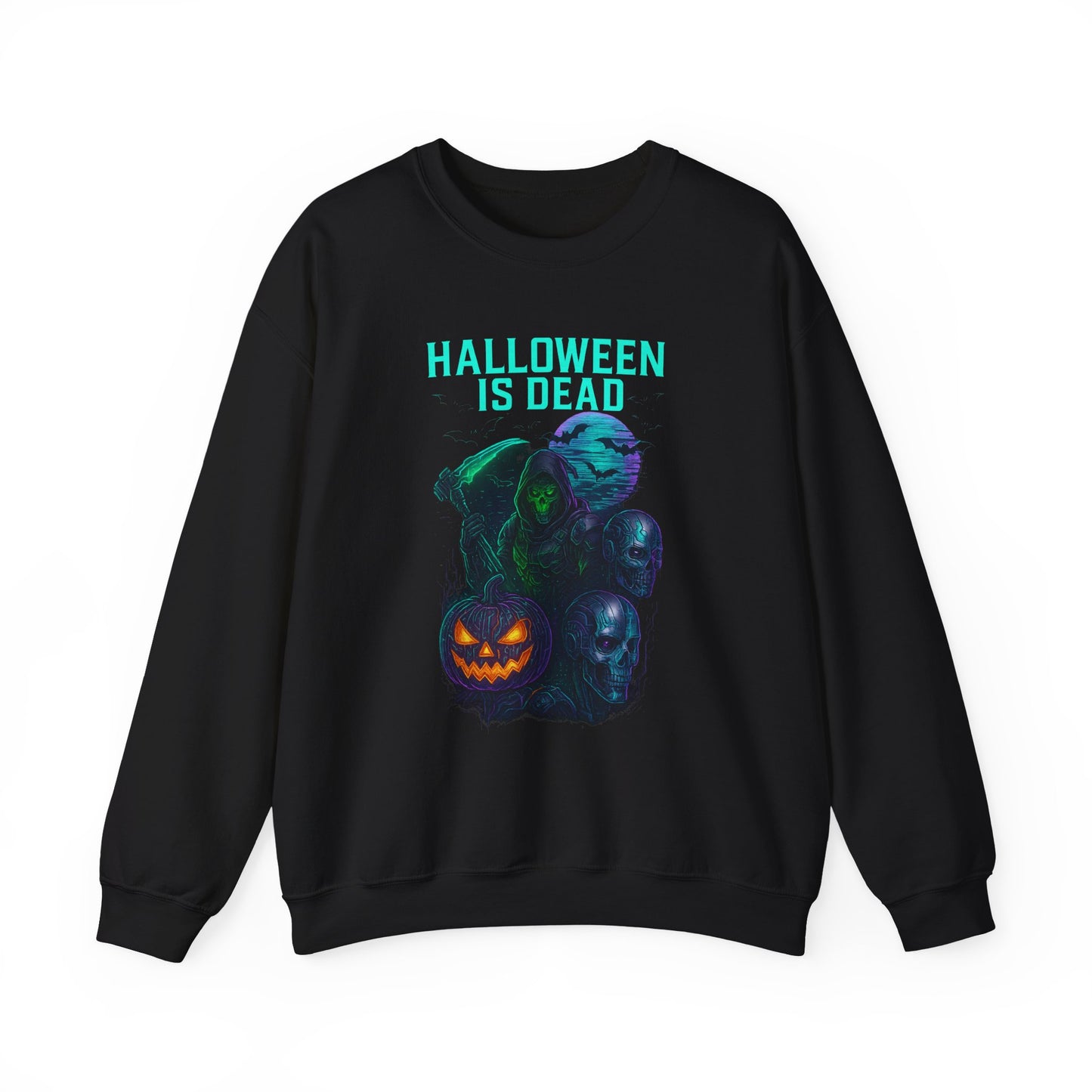 Spooky Halloween Crewneck Sweatshirt, Unisex Sweatshirt, Fall Apparel, Halloween Costume, Cozy Sweatshirt for Trick-or-Treating
