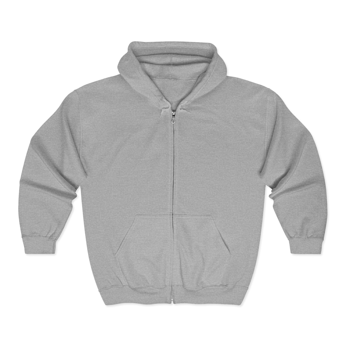Cozy Unisex Full Zip Hoodie for All Seasons, Personalized Sweatshirt, Casual Lounge Wear, Gift for Her, Him, or Any Occasion