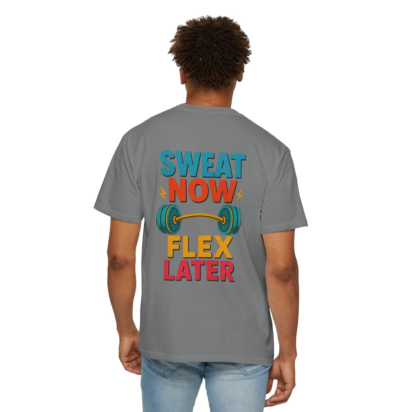 2 Sided Motivational Workout T-shirt, Casual Fitness Tee, Gym Apparel, Gift for Him or Her,