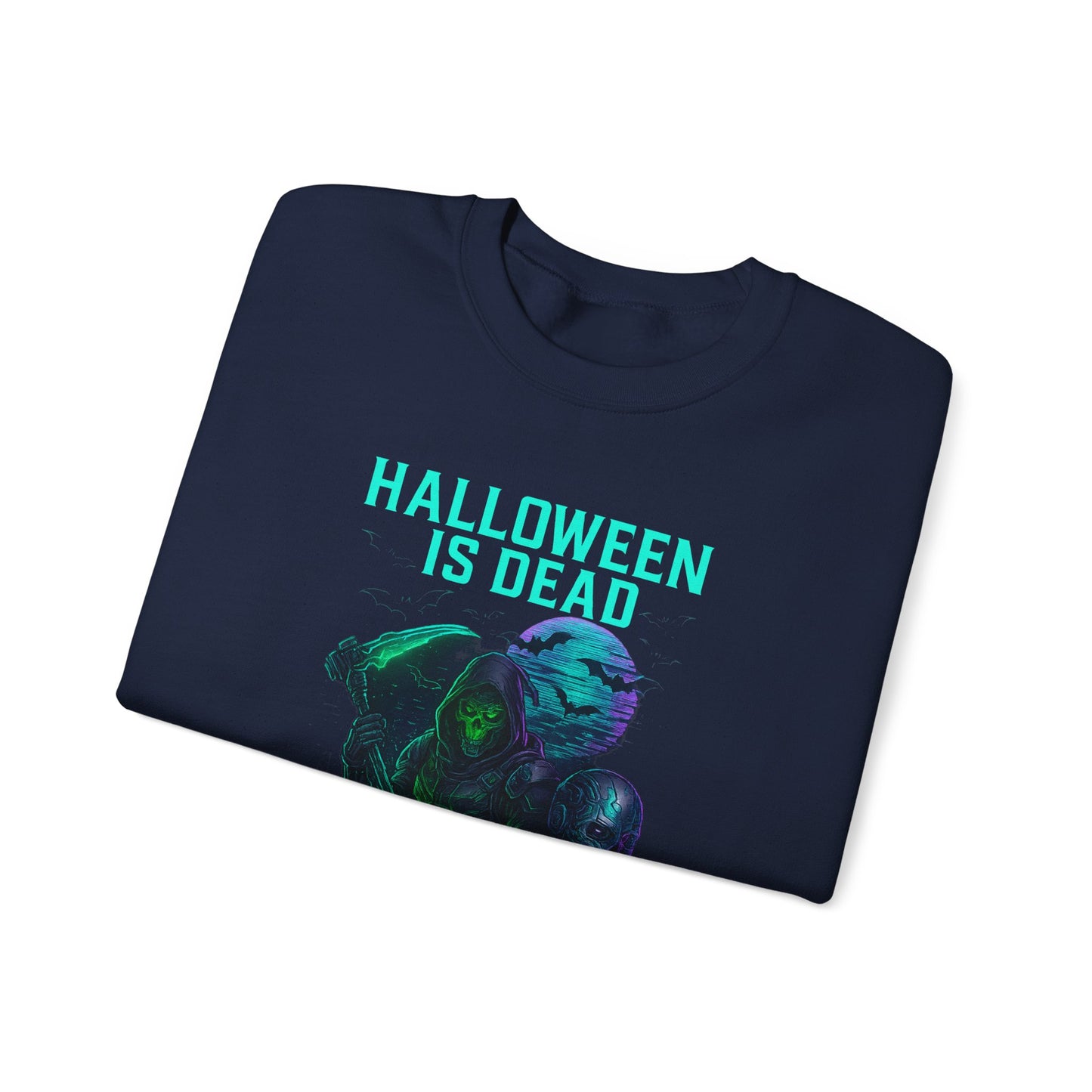 Spooky Halloween Crewneck Sweatshirt, Unisex Sweatshirt, Fall Apparel, Halloween Costume, Cozy Sweatshirt for Trick-or-Treating