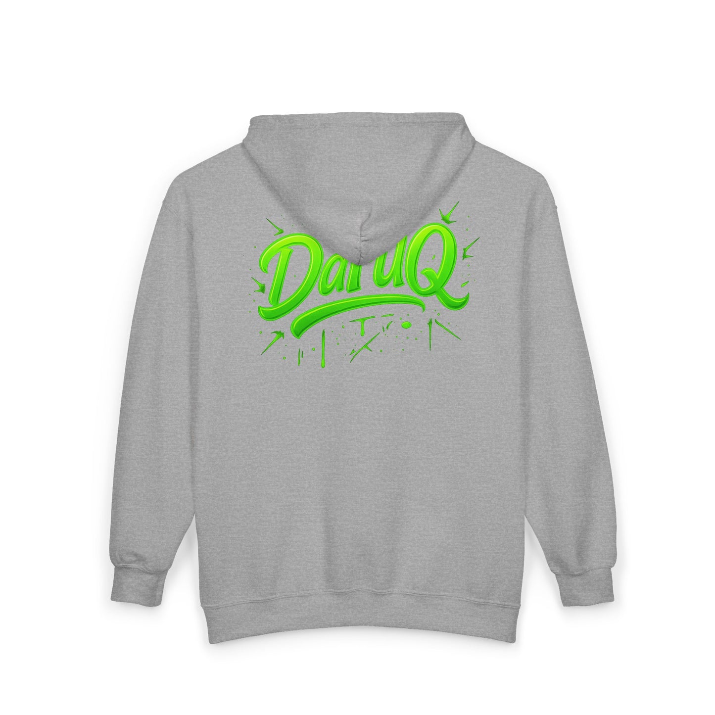Cozy “DaFuQ” Full Zip Hoodie for All Seasons, Personalized Sweatshirt, Casual Lounge Wear, Gift for Her, Him, or Any Occasion