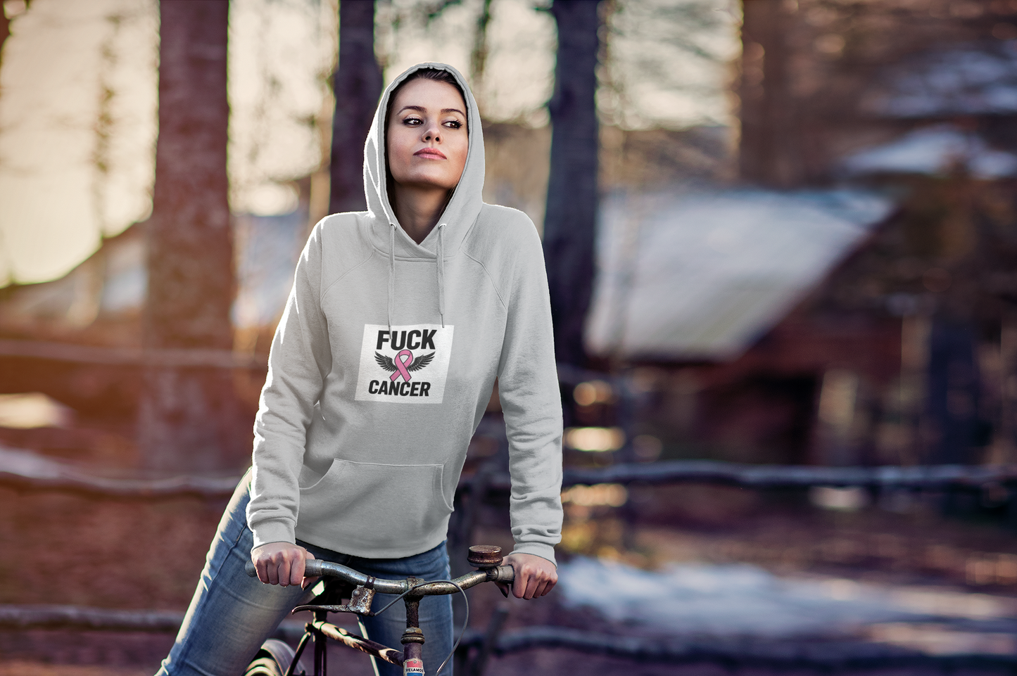 Empowering Cancer Awareness Hoodie, Unisex College Hoodie, Supportive Gift for Fighters, Inspirational Apparel, Fundraising Sweatshirt