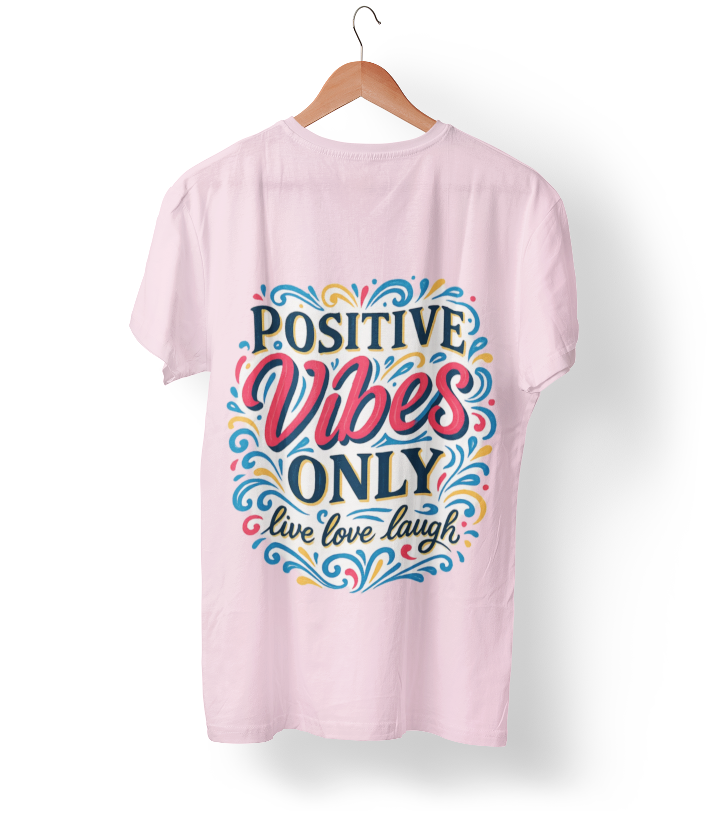 Positive Vibes Unisex Heavy Cotton Tee | Casual Wear, Gift for Friends, or Everyday Comfort