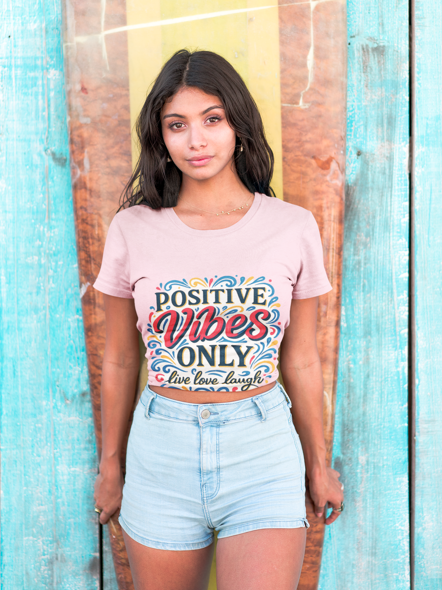Positive Vibes Unisex Heavy Cotton Tee | Casual Wear, Gift for Friends, or Everyday Comfort