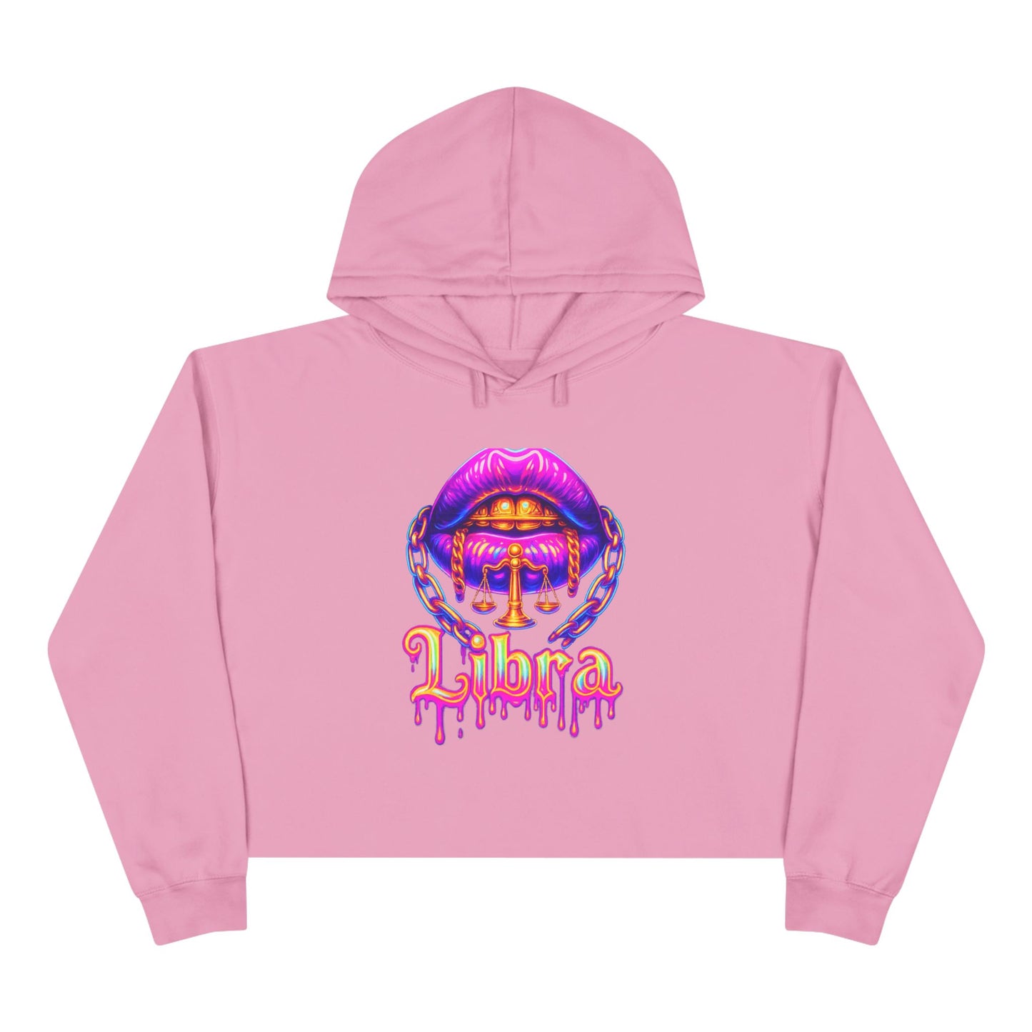 Libra Crop Hoodie | Astrology Fashion, Trendy Outerwear, Zodiac Gift, Comfortable Style, Horoscope Apparel