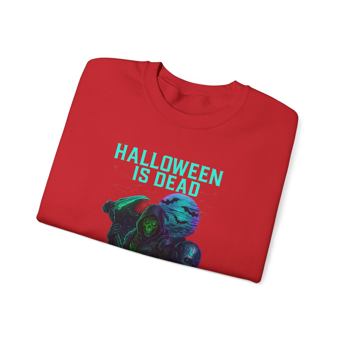 Spooky Halloween Crewneck Sweatshirt, Unisex Sweatshirt, Fall Apparel, Halloween Costume, Cozy Sweatshirt for Trick-or-Treating