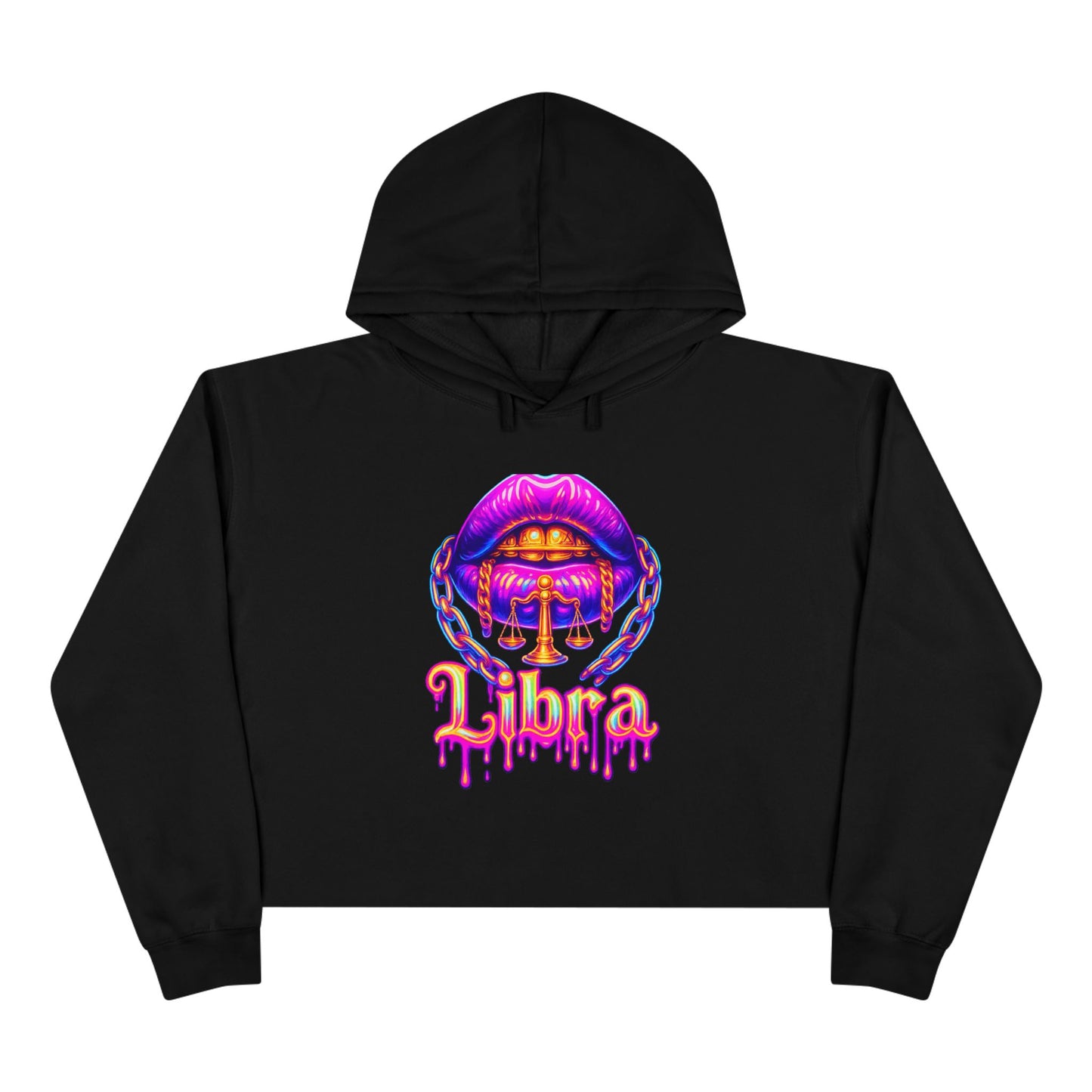Libra Crop Hoodie | Astrology Fashion, Trendy Outerwear, Zodiac Gift, Comfortable Style, Horoscope Apparel