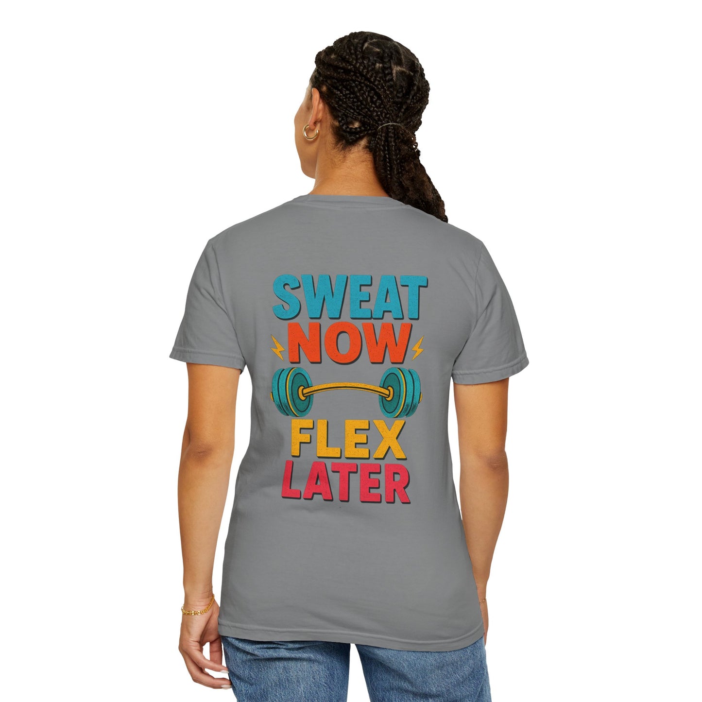 2 Sided Motivational Workout T-shirt, Casual Fitness Tee, Gym Apparel, Gift for Him or Her,
