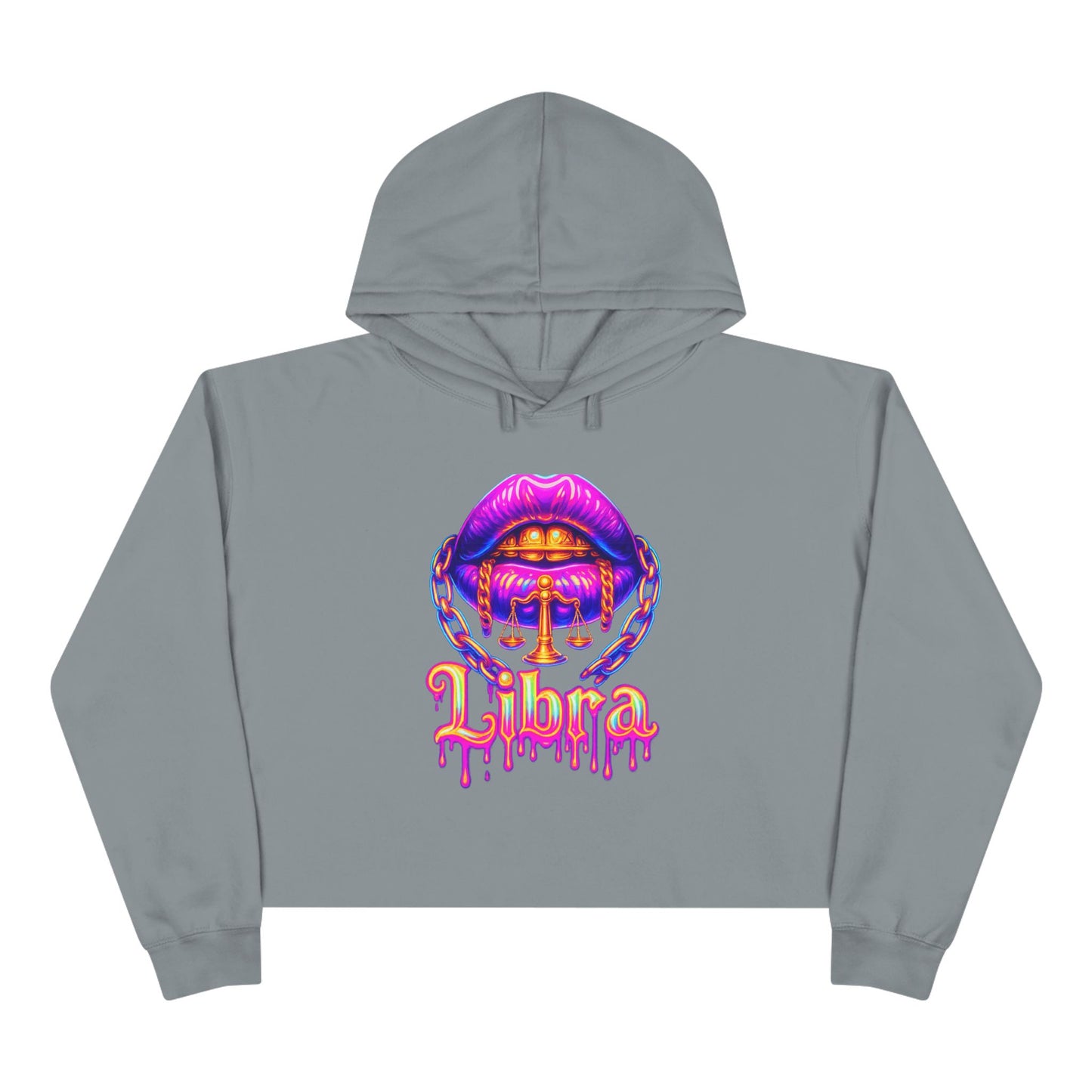 Libra Crop Hoodie | Astrology Fashion, Trendy Outerwear, Zodiac Gift, Comfortable Style, Horoscope Apparel