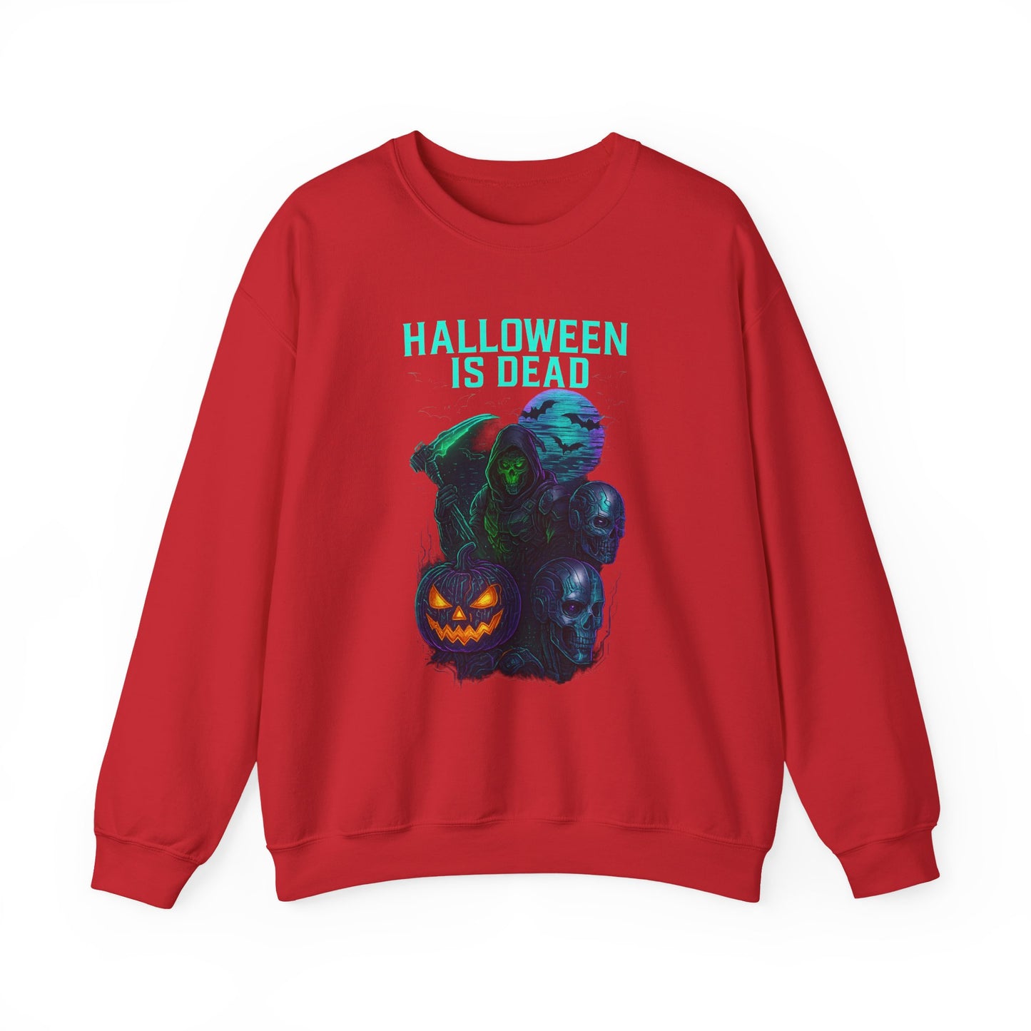 Spooky Halloween Crewneck Sweatshirt, Unisex Sweatshirt, Fall Apparel, Halloween Costume, Cozy Sweatshirt for Trick-or-Treating