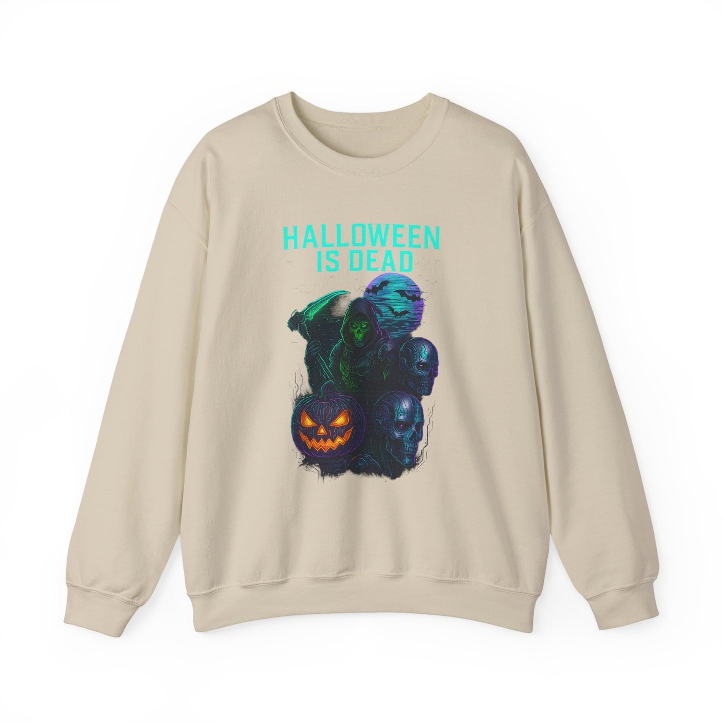 Spooky Halloween Crewneck Sweatshirt, Unisex Sweatshirt, Fall Apparel, Halloween Costume, Cozy Sweatshirt for Trick-or-Treating