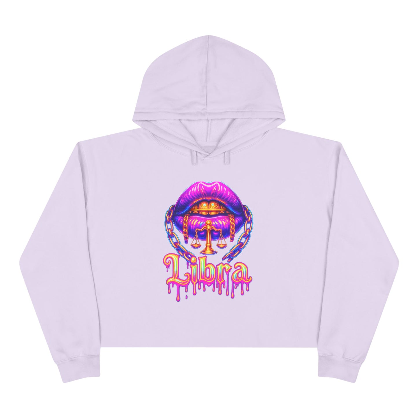 Libra Crop Hoodie | Astrology Fashion, Trendy Outerwear, Zodiac Gift, Comfortable Style, Horoscope Apparel