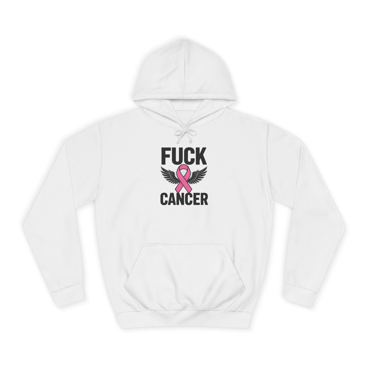 Empowering Cancer Awareness Hoodie, Unisex College Hoodie, Supportive Gift for Fighters, Inspirational Apparel, Fundraising Sweatshirt