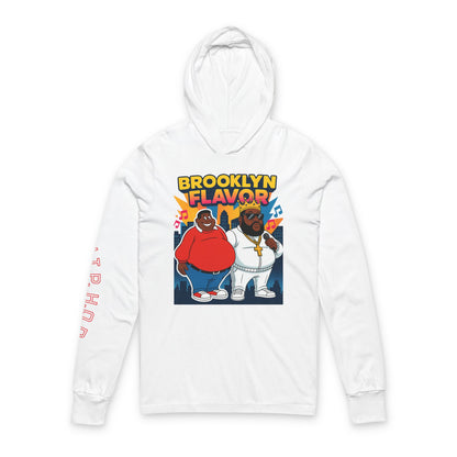 Brooklyn Flavor Graphic Hooded Long-Sleeve Tee