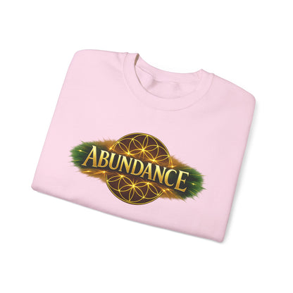 Abundance Crewneck Sweatshirt — Spiritual Prosperity Graphic Pullover