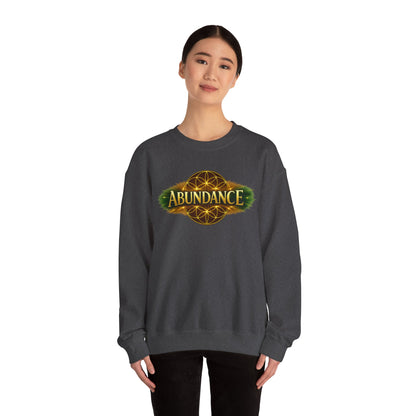 Abundance Crewneck Sweatshirt — Spiritual Prosperity Graphic Pullover