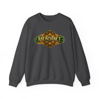 Abundance Crewneck Sweatshirt — Spiritual Prosperity Graphic Pullover