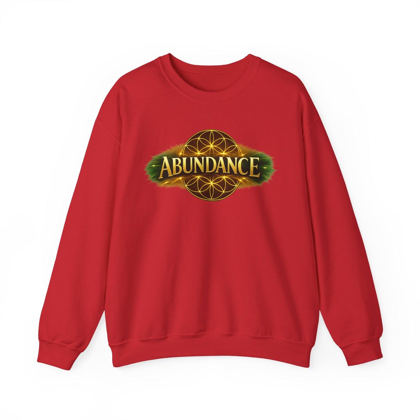 Abundance Crewneck Sweatshirt — Spiritual Prosperity Graphic Pullover