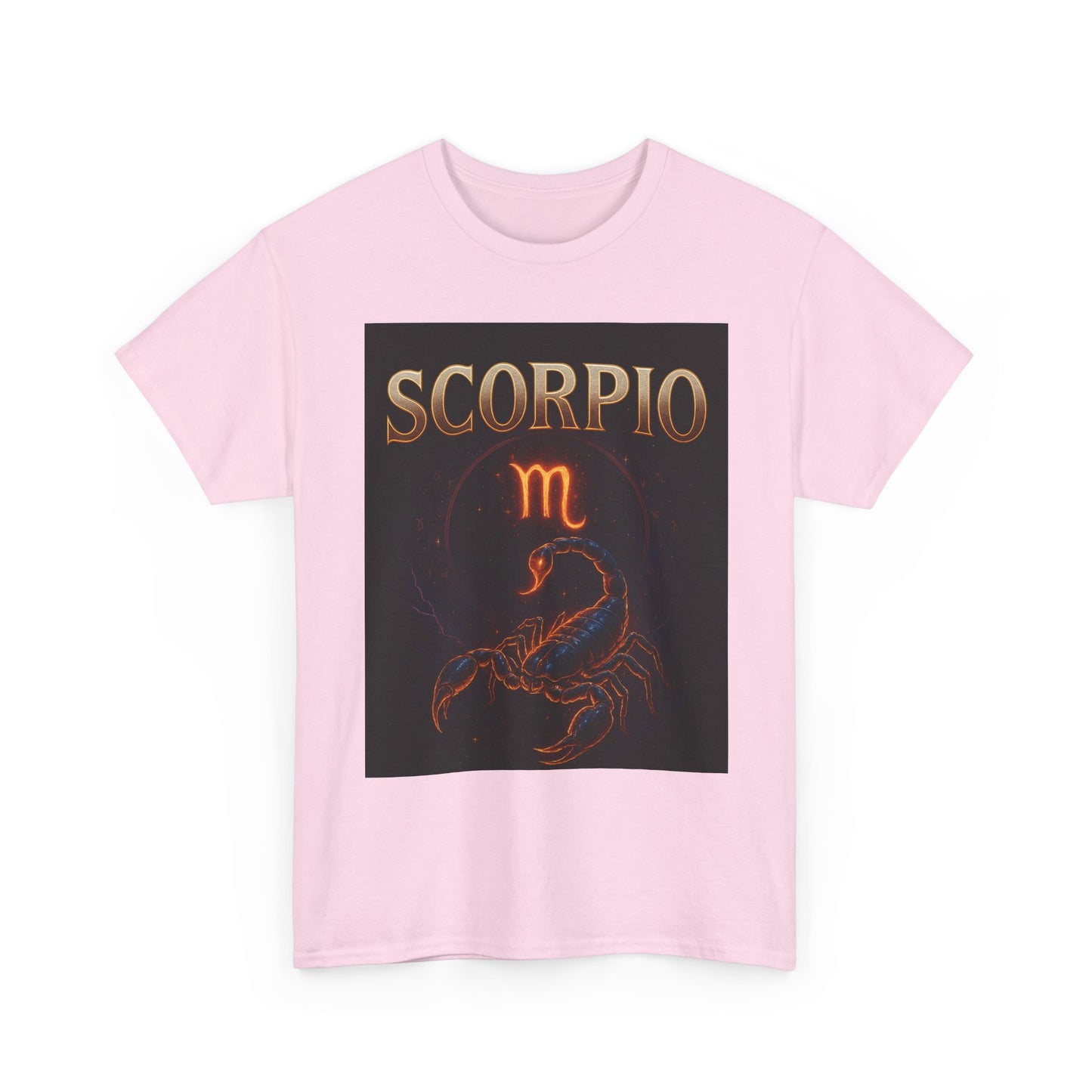 Scorpio Zodiac Unisex Heavy Cotton Tee, Astrology Shirt, Horoscope Gift, Birthday Gift, Unique Graphic Tee