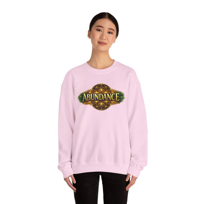 Abundance Crewneck Sweatshirt — Spiritual Prosperity Graphic Pullover