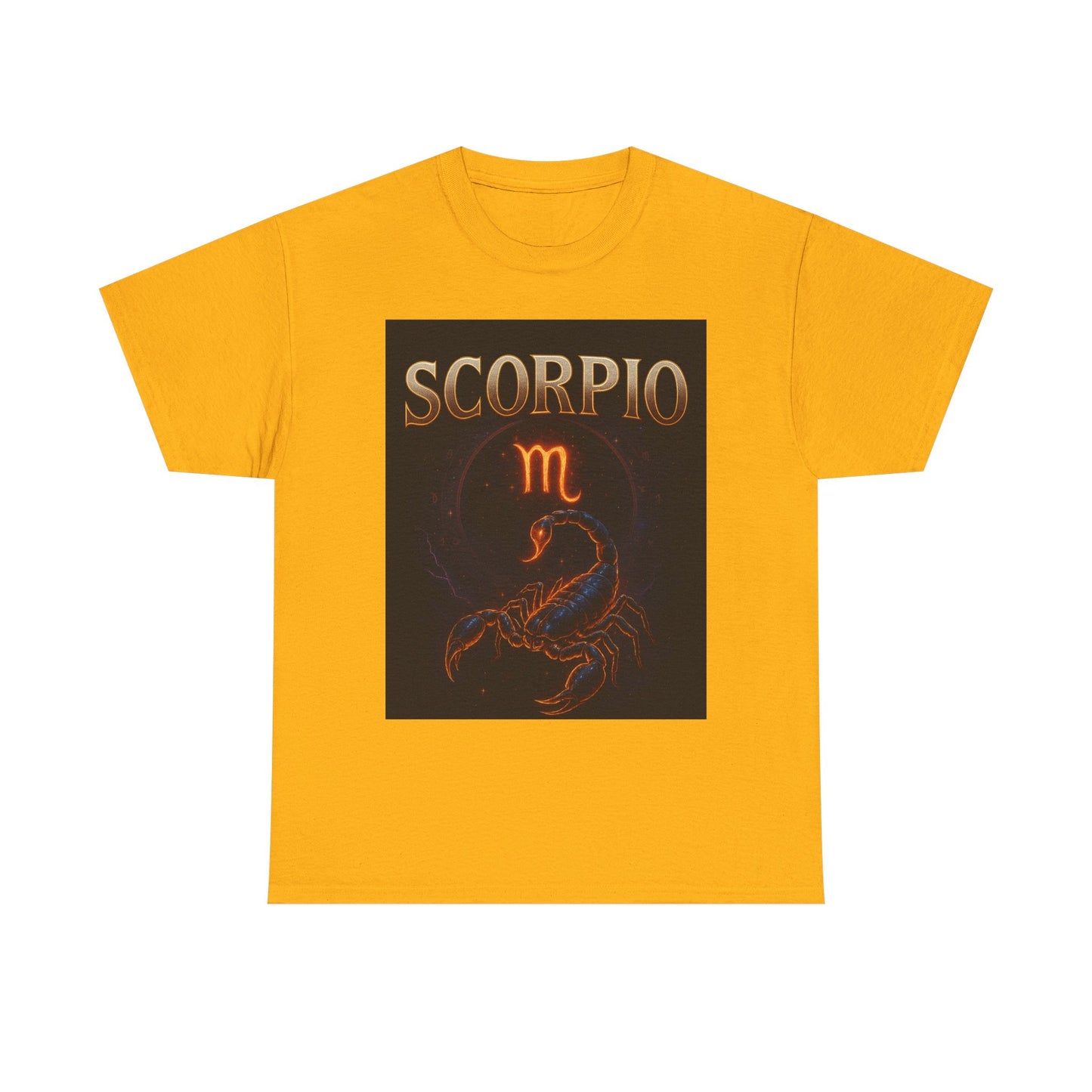 Scorpio Zodiac Unisex Heavy Cotton Tee, Astrology Shirt, Horoscope Gift, Birthday Gift, Unique Graphic Tee