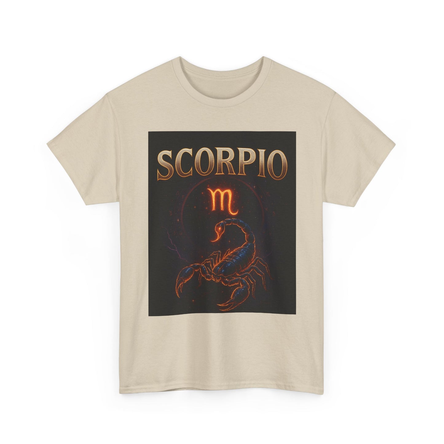 Scorpio Zodiac Unisex Heavy Cotton Tee, Astrology Shirt, Horoscope Gift, Birthday Gift, Unique Graphic Tee