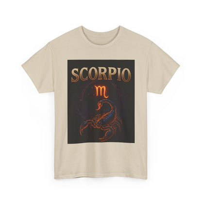Scorpio Zodiac Unisex Heavy Cotton Tee, Astrology Shirt, Horoscope Gift, Birthday Gift, Unique Graphic Tee