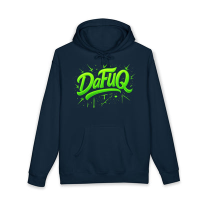 Neon “DaFUQ” Urban Movement Hoodie — Bold Vibrant Streetwear
