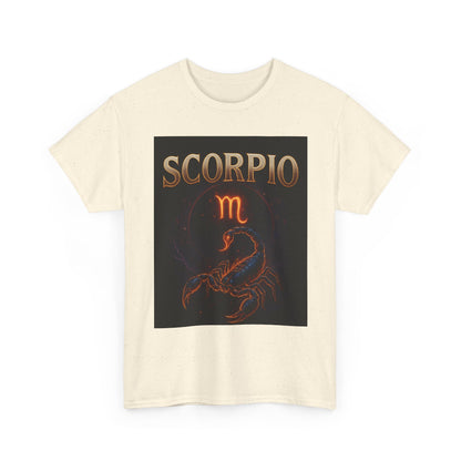 Scorpio Zodiac Unisex Heavy Cotton Tee, Astrology Shirt, Horoscope Gift, Birthday Gift, Unique Graphic Tee