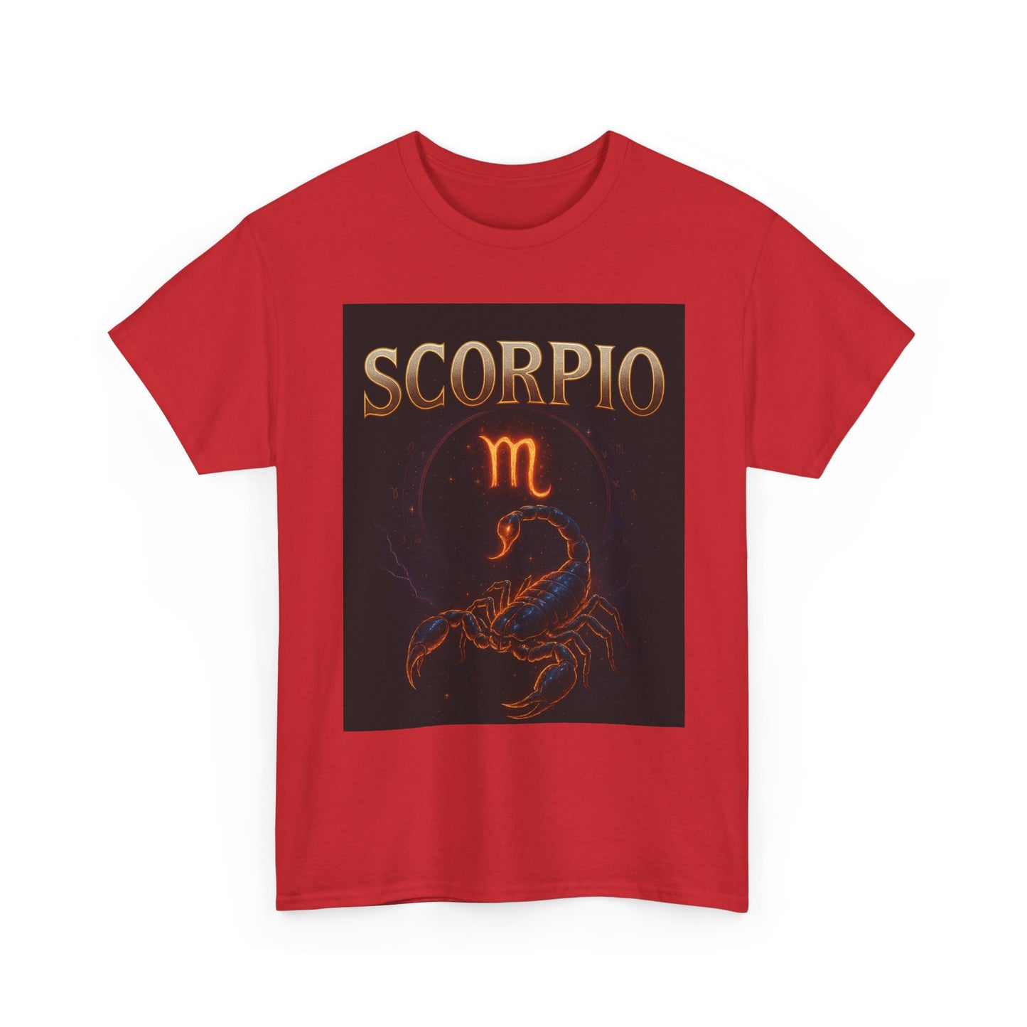 Scorpio Zodiac Unisex Heavy Cotton Tee, Astrology Shirt, Horoscope Gift, Birthday Gift, Unique Graphic Tee