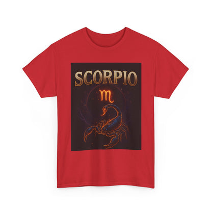 Scorpio Zodiac Unisex Heavy Cotton Tee, Astrology Shirt, Horoscope Gift, Birthday Gift, Unique Graphic Tee