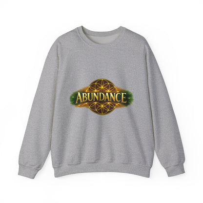 Abundance Crewneck Sweatshirt — Spiritual Flower of Life Design