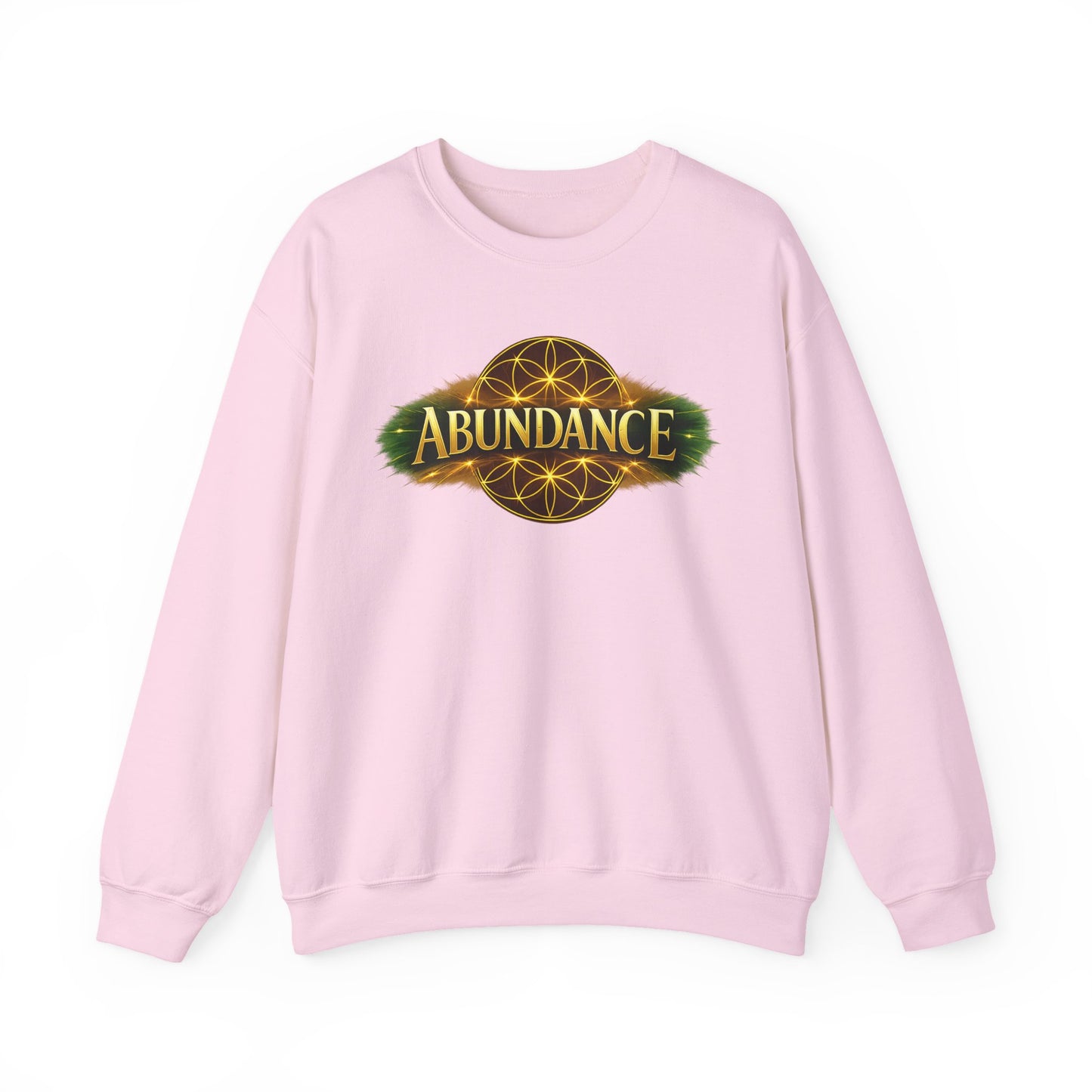 Abundance Crewneck Sweatshirt — Spiritual Prosperity Graphic Pullover