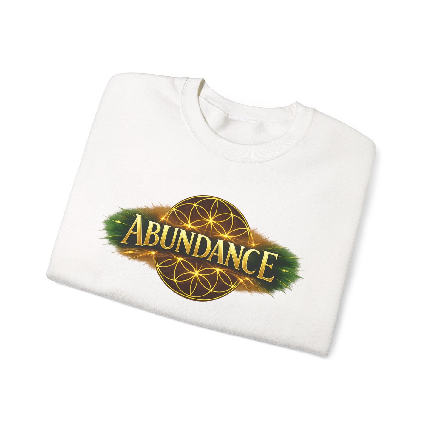 Abundance Crewneck Sweatshirt — Spiritual Prosperity Graphic Pullover