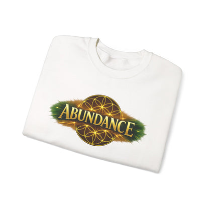 Abundance Crewneck Sweatshirt — Spiritual Prosperity Graphic Pullover
