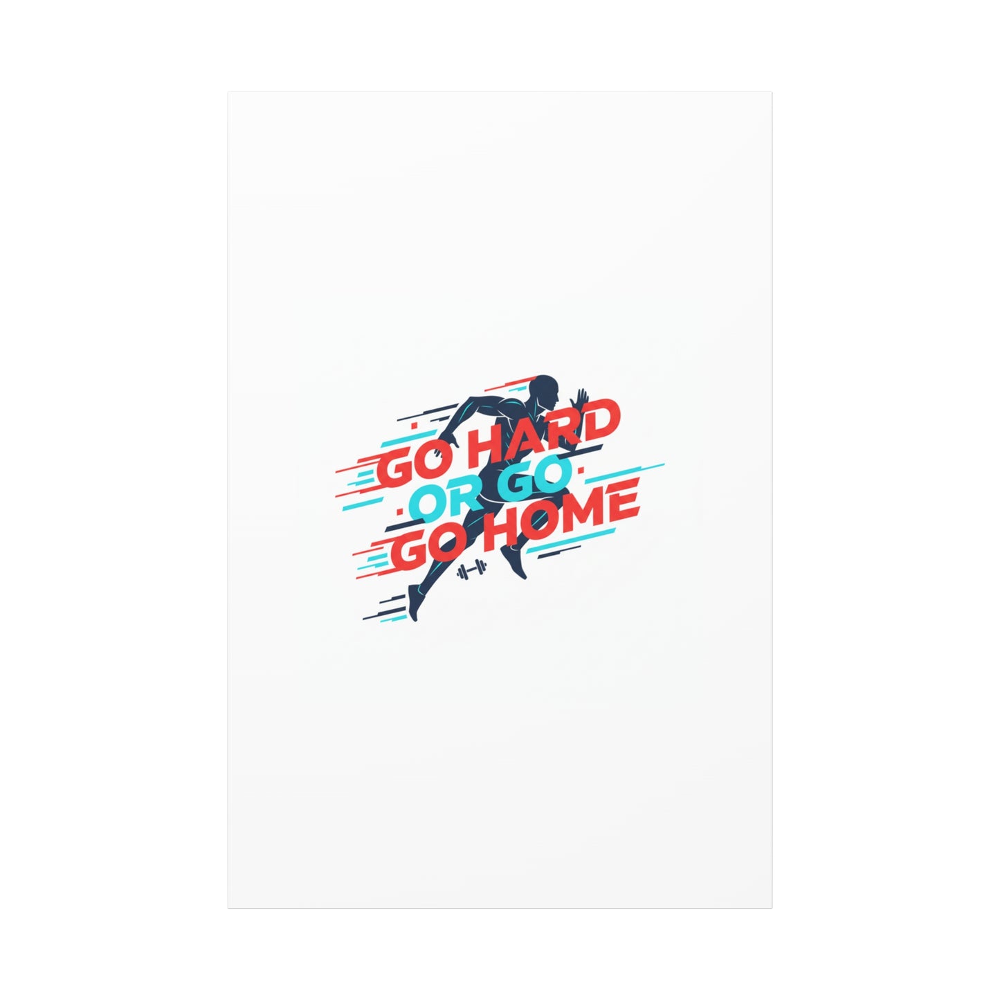 Go Hard or Go Home Canvas, Fitness Wall Art | Gym Motivation, Workout Decor