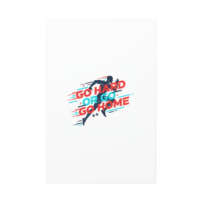 Go Hard or Go Home Canvas, Fitness Wall Art | Gym Motivation, Workout Decor