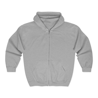 Cozy Unisex Full Zip Hoodie for All Seasons, Personalized Sweatshirt, Casual Lounge Wear, Gift for Her, Him, or Any Occasion