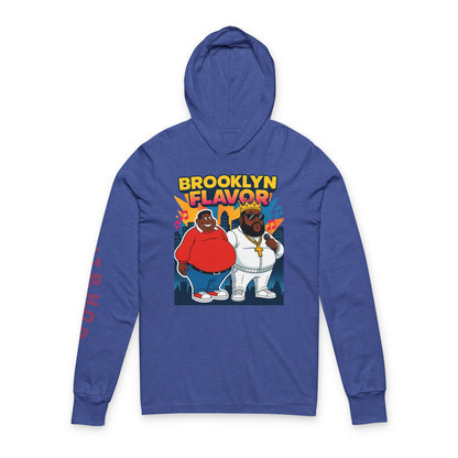 Brooklyn Flavor Graphic Hooded Long-Sleeve Tee