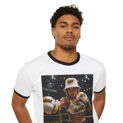 Boxing Champion Graphic Ringer T-Shirt