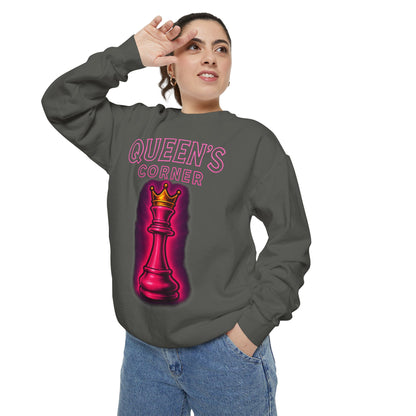 Sweatshirt - Queen's Corner Women Empowerment Chess Piece Design