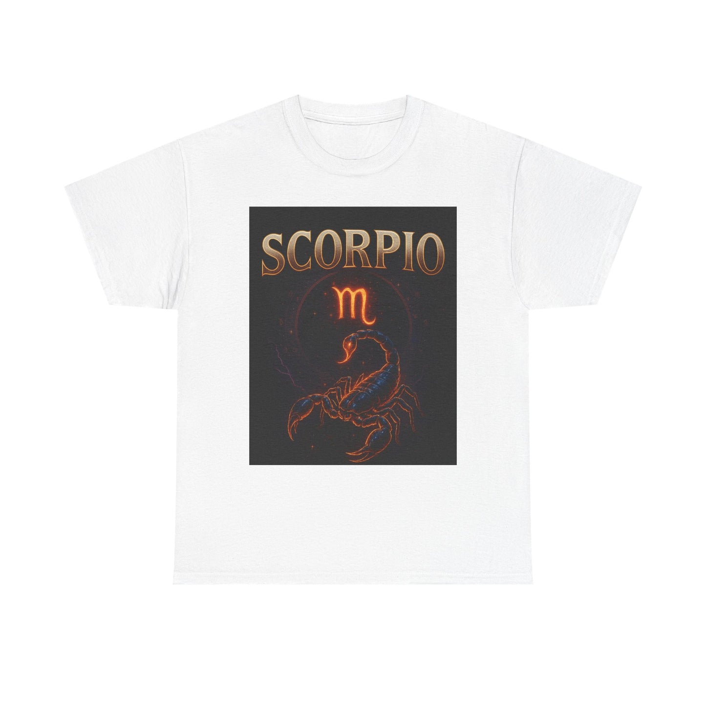 Scorpio Zodiac Unisex Heavy Cotton Tee, Astrology Shirt, Horoscope Gift, Birthday Gift, Unique Graphic Tee
