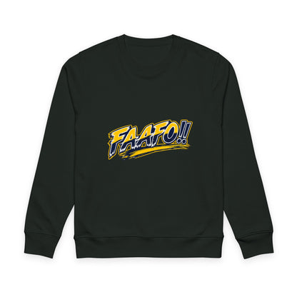 FAAF0!! Graphic Sweatshirt — Retro Comic Style