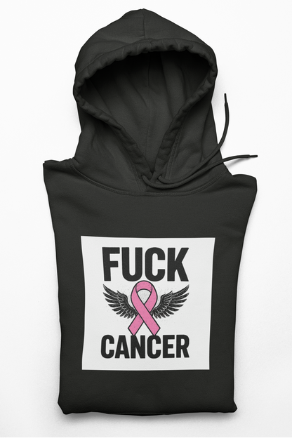 Empowering Cancer Awareness Hoodie, Unisex College Hoodie, Supportive Gift for Fighters, Inspirational Apparel, Fundraising Sweatshirt