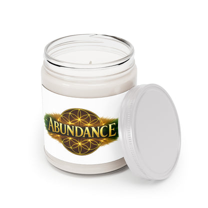 Light the flame of Abundance. Activate the frequency. Welcome abundance into the New Year- With Our Scented Soy Candle — 9oz Jar with White Lid